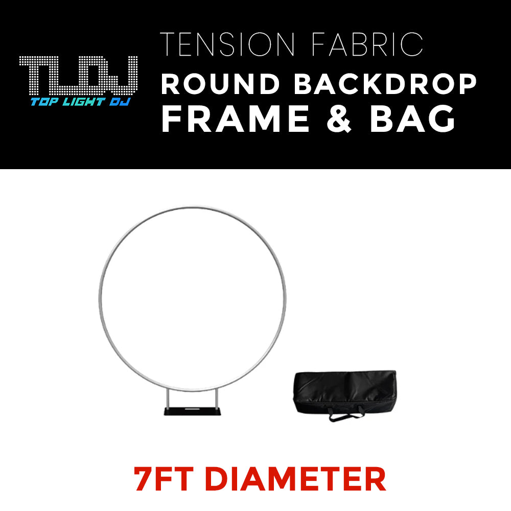 Round Tension Fabric Photo Booth Backdrop Frame