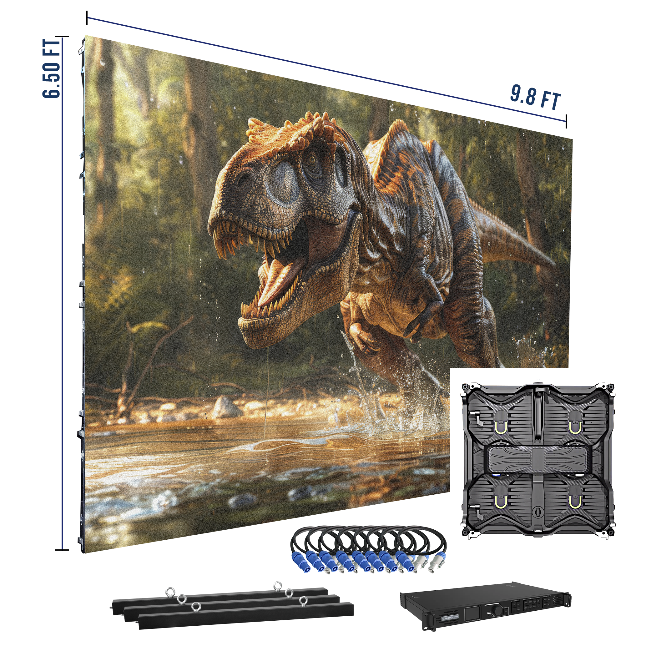 P2.8 9ft x 6.75ft LED Indoor Video Wall