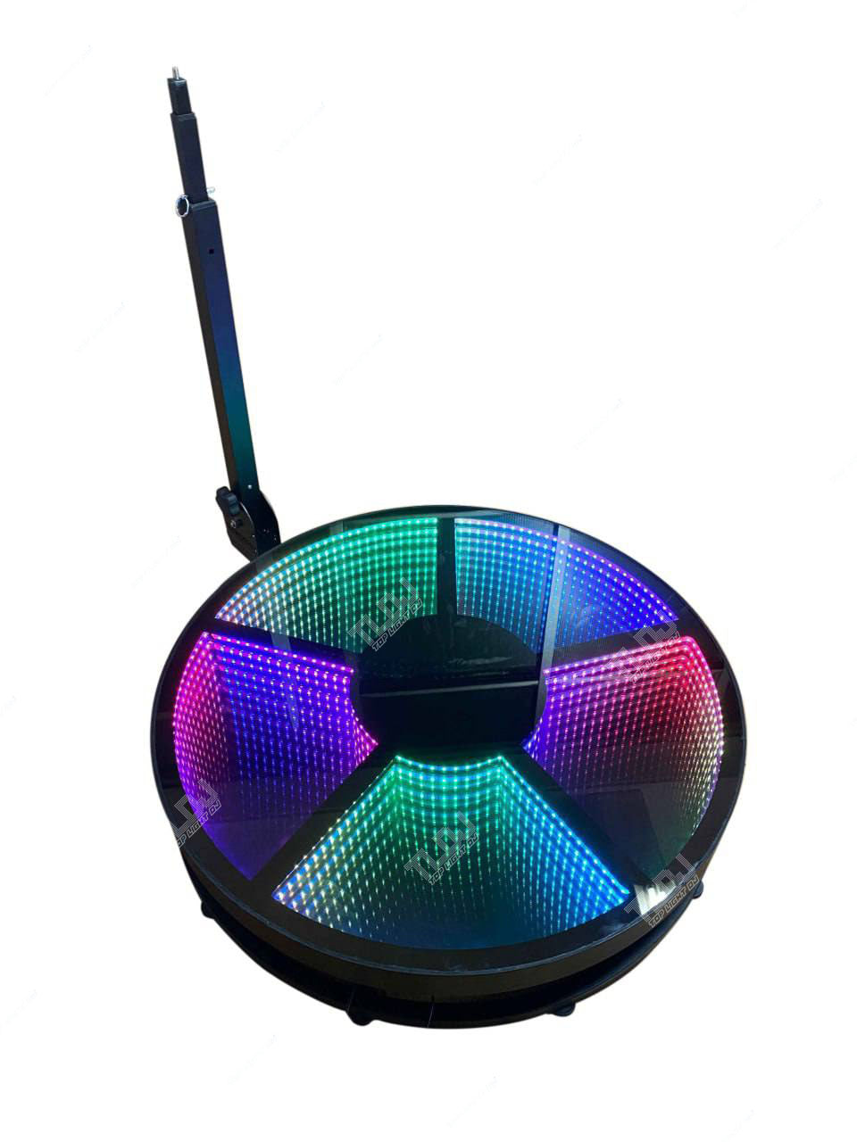 Top Light DJ Infinite LED RAL-6 Round 360 Photo Booth Deluxe Package (AUTOMATIC, TRAVEL CASE INCLUDED) (2024 BLACK FRIDAY SALE)
