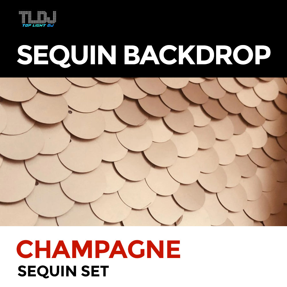 Champagne Sequin Photo Booth Backdrop
