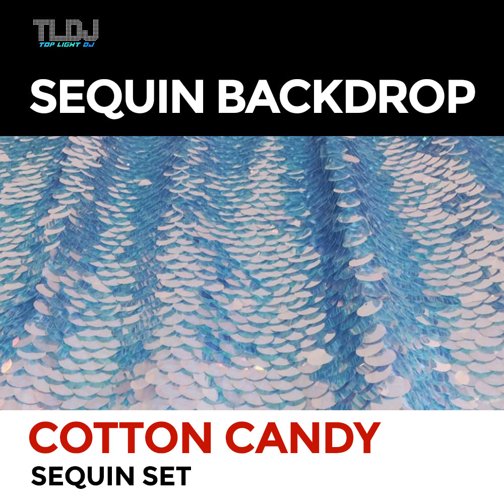 Cotton Candy Sequin Photo Booth Backdrop