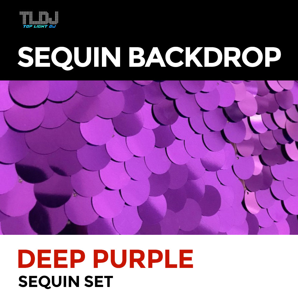 Deep Purple Sequin Photo Booth Backdrop