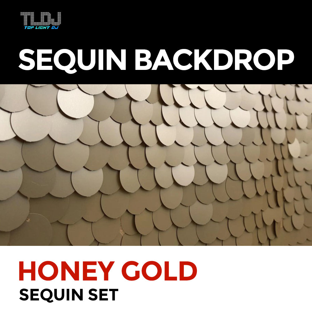 Honey Gold Sequin Photo Booth Backdrop