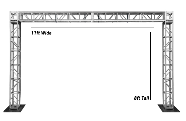 11FT x 8FT Global Truss Dual Vertical Truss