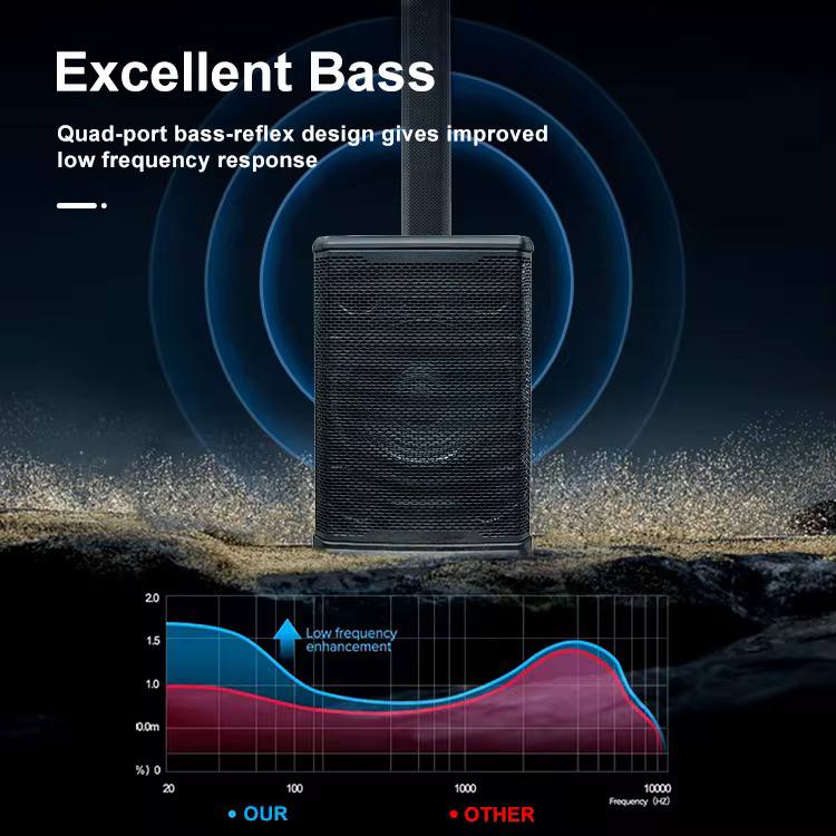 Accuracy Pro Audio E1212 Column Speakers – High-Performance Audio for Professionals (Single)