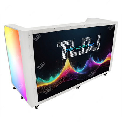 Prism DJ Booth Foldable Facade with 65" LED TV (PRE-SALE, LEAD TIME 5-7 WEEKS)