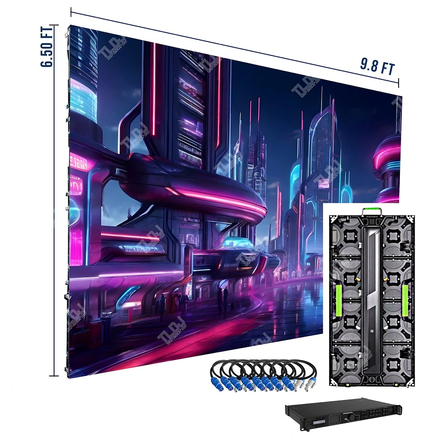 P2.6 10ft x 6.5ft LED Indoor Video Wall