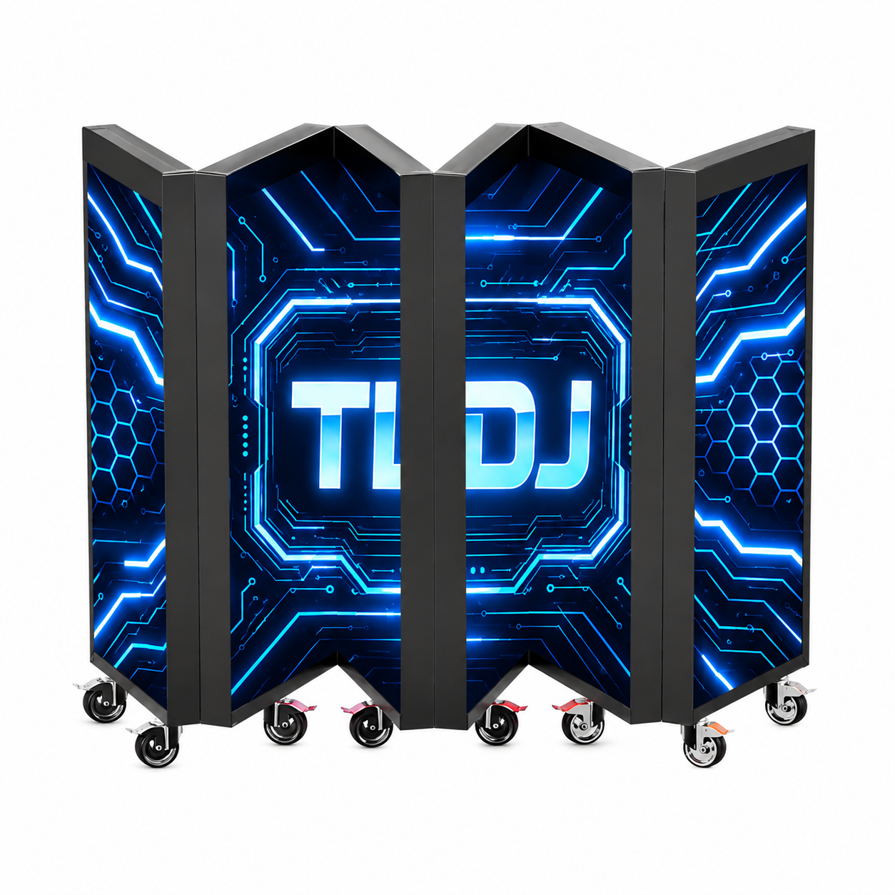 Folding LED Video DJ Booth Facade – P3.91