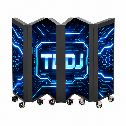Folding LED Video DJ Booth Facade – P3.91