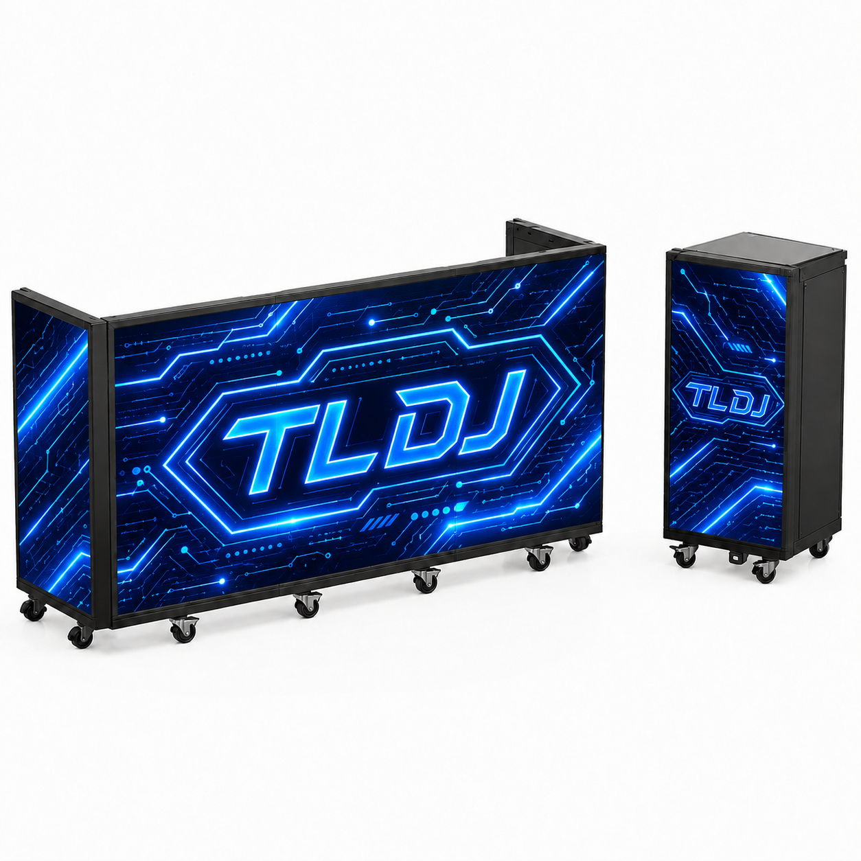 Folding LED Video DJ Booth Facade – P3.91