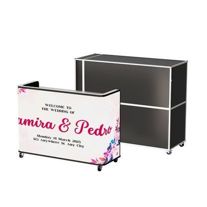 Curved 5ft Digital LED Screen DJ Booth Facade (PBX26)