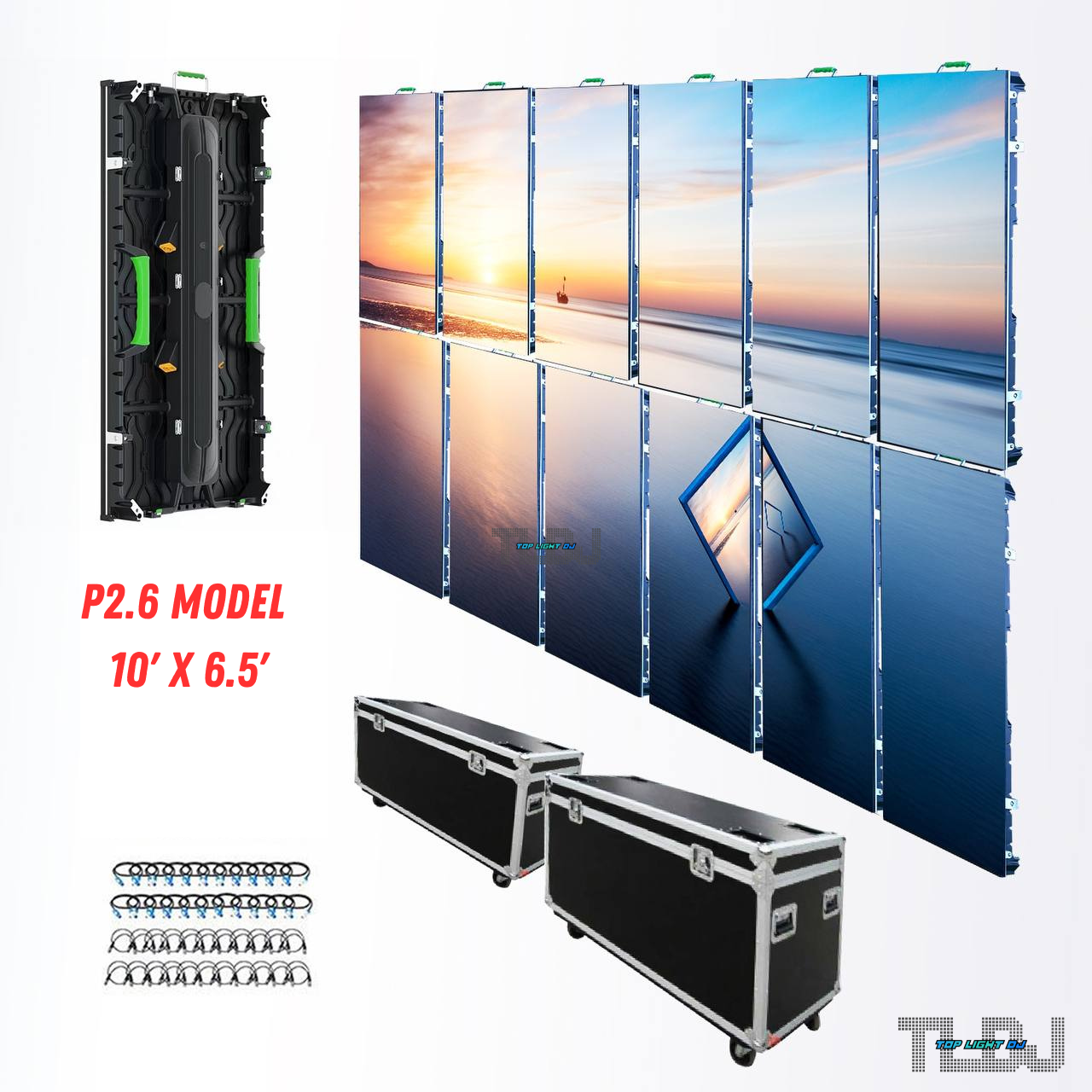 P2.6 9ft x 6.75ft LED Indoor Video Wall Summer Promo