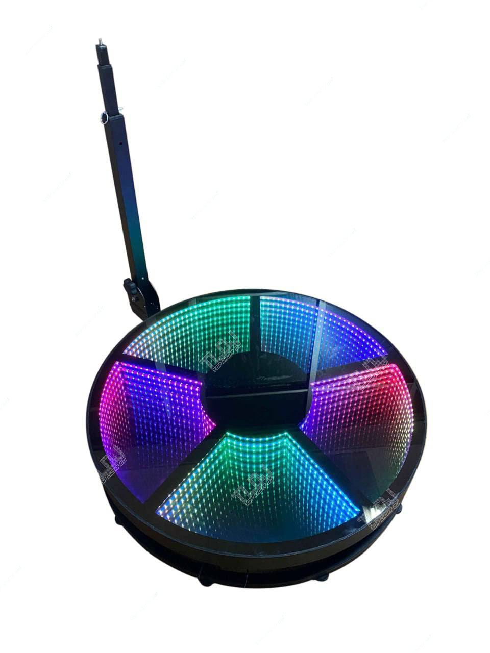 Top Light DJ Infinite LED RAL-6 Round 360 Photo Booth Deluxe Package (AUTOMATIC, TRAVEL CASE INCLUDED)