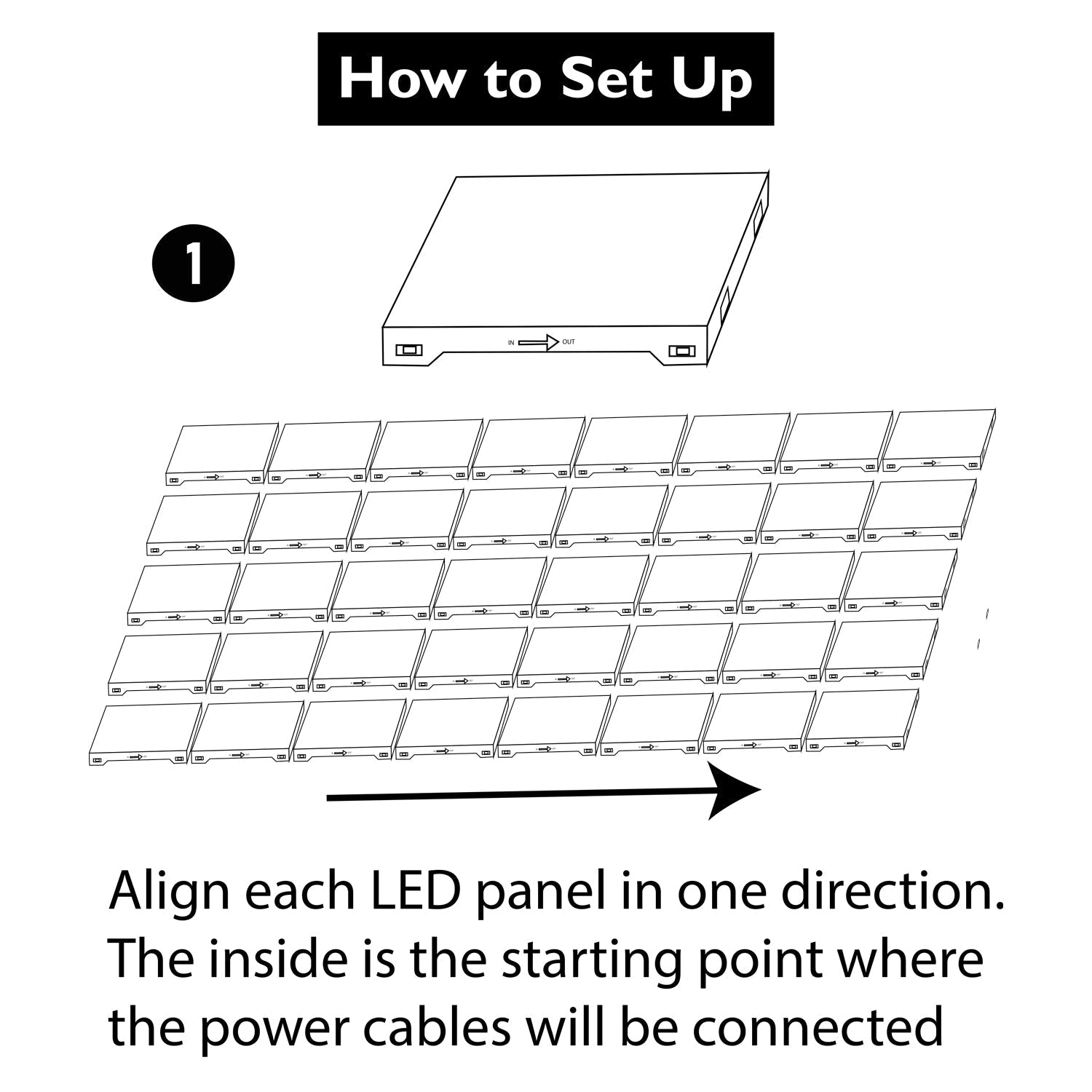 10x10 LED Dance Floor "Infinity/Matte" (PBX2024)