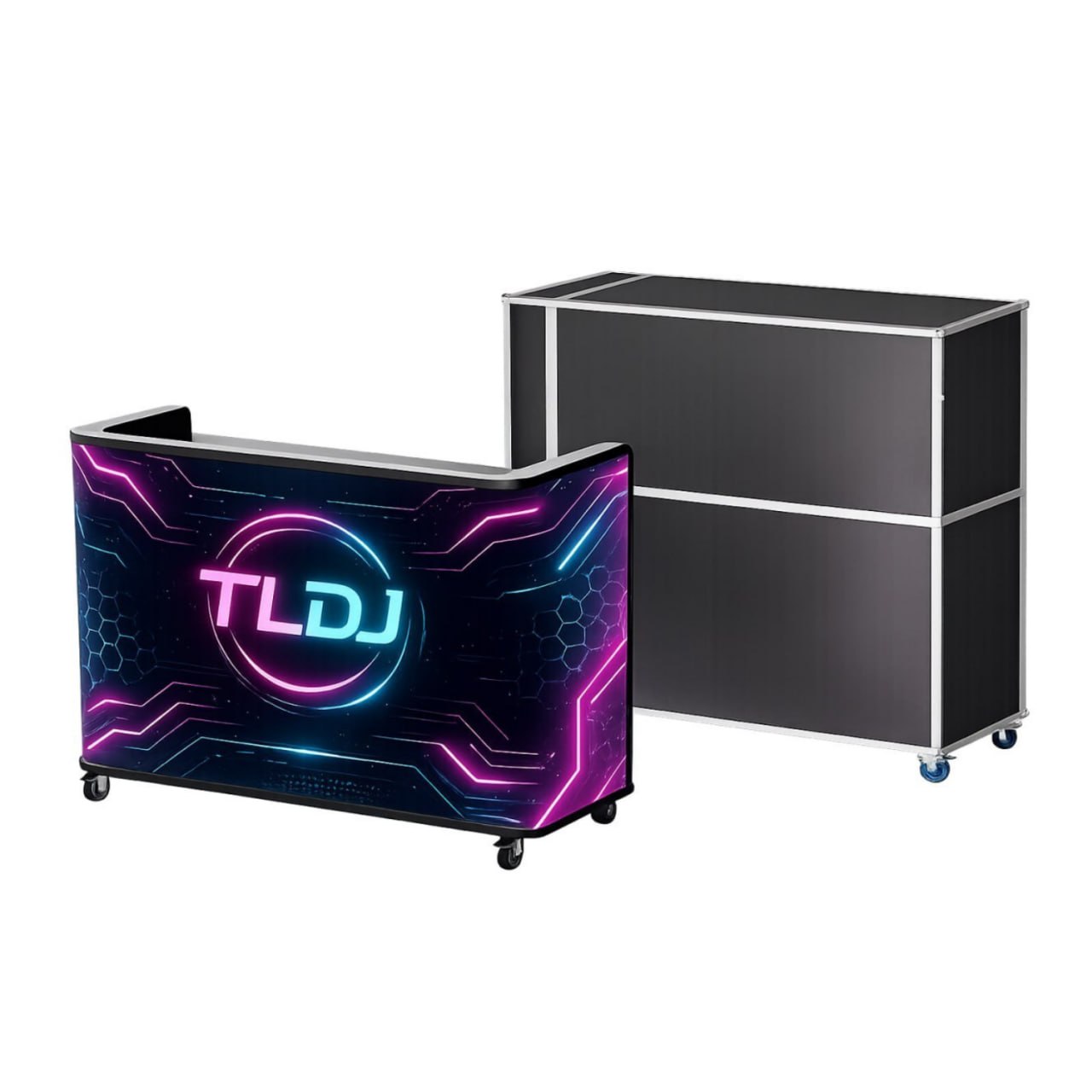 Curved 5ft Digital LED Screen DJ Booth Facade