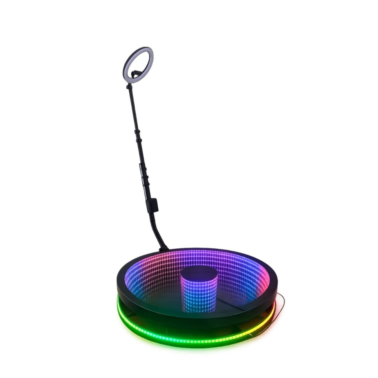 Top Light DJ Infinite LED RAL-6 Round 360 Photo Booth Deluxe Package (AUTOMATIC, TRAVEL CASE INCLUDED)