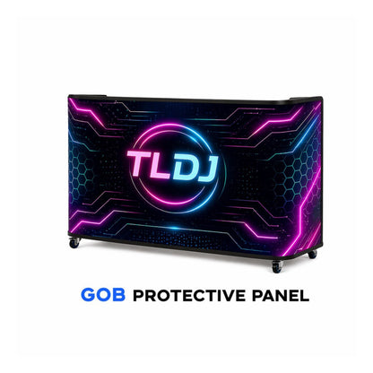 Curved 5ft Digital LED Screen DJ Booth Facade