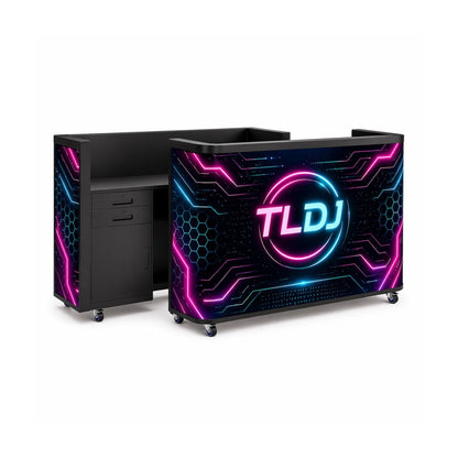 Curved 5ft Digital LED Screen DJ Booth Facade