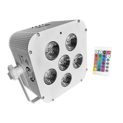 Top Light DJ RGB LED DJ Stage Uplight -DMX Control Sound Activated with Remote Control and 9 Modes LED - 10 Pack